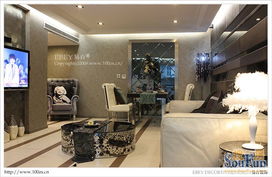 現代簡約四居室160平米17萬 楓藍國際中心裝修案例 大連房天下家居裝修網